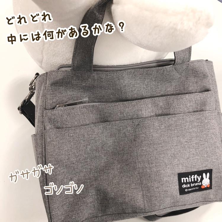 バッグ miii... Miffy（ミッフィー） ポリ11ポケット2WAYショルダー : AXCIS - 通販