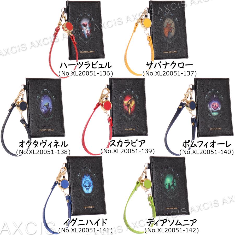 ツイステッドワンダーランドコラボパスケース Disney ツイステッドワンダーランド 合皮リール付パスケース