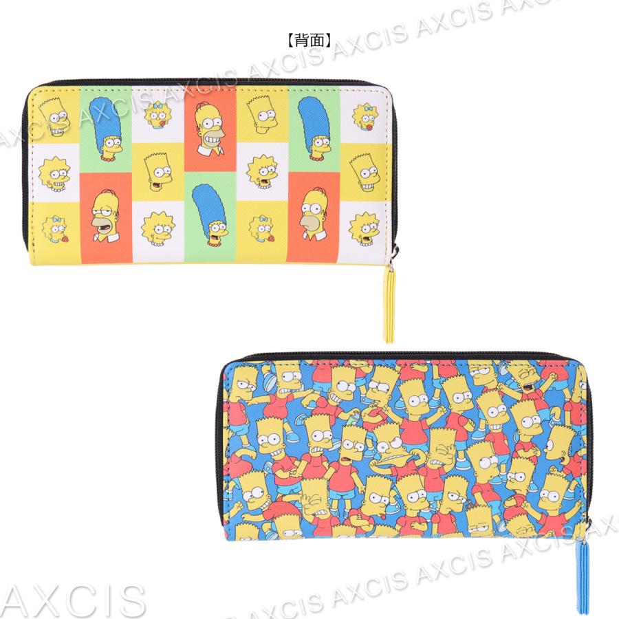 The Simpsons シンプソンズ 合皮ラウンドファスナー長財布
