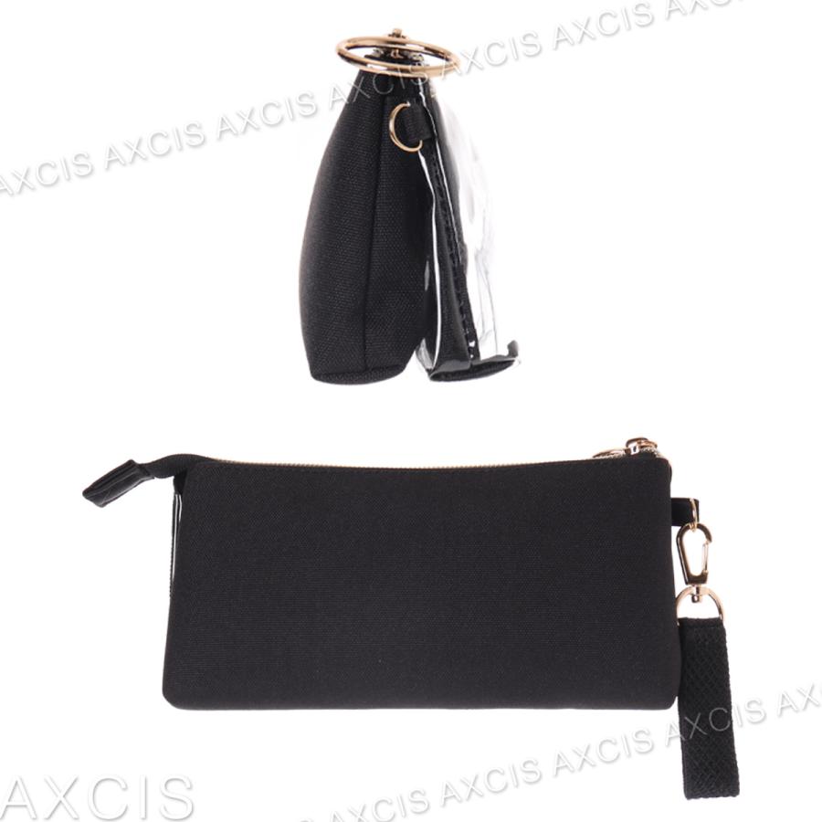 Oselポリ×PVC3ポケットポーチ(缶バッチ) : AXCIS - 通販 - Yahoo
