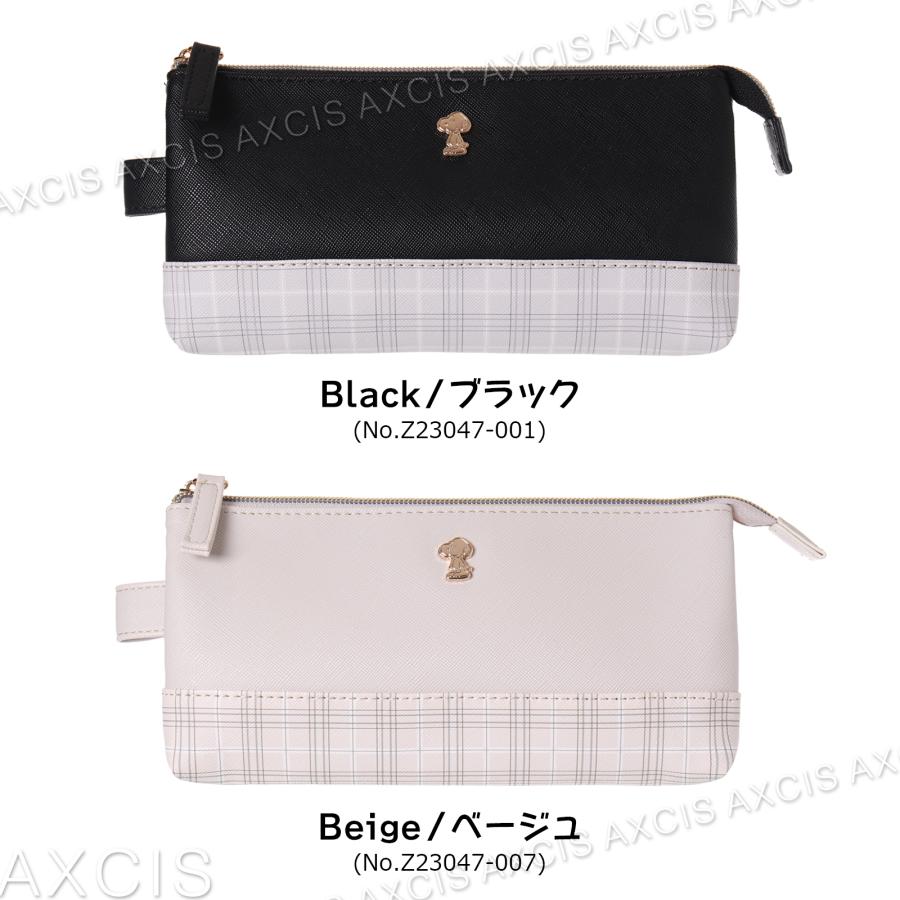 SNOOPY合皮チェック3ポケットポーチ : AXCIS - 通販 - Yahoo!ショッピング