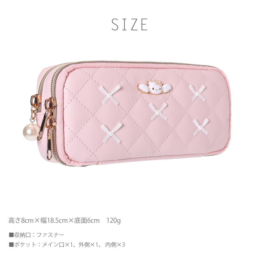 サンリオ 多機能ポーチ プレート付き キルト 合皮 : AXCIS - 通販
