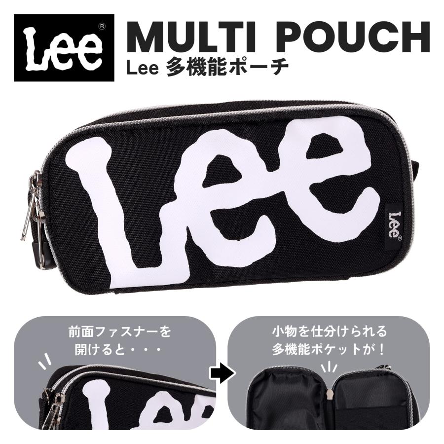 △Lee リー ポリロゴプリント 多機能ポーチ ミニポーチ 小物入れ ロゴ
