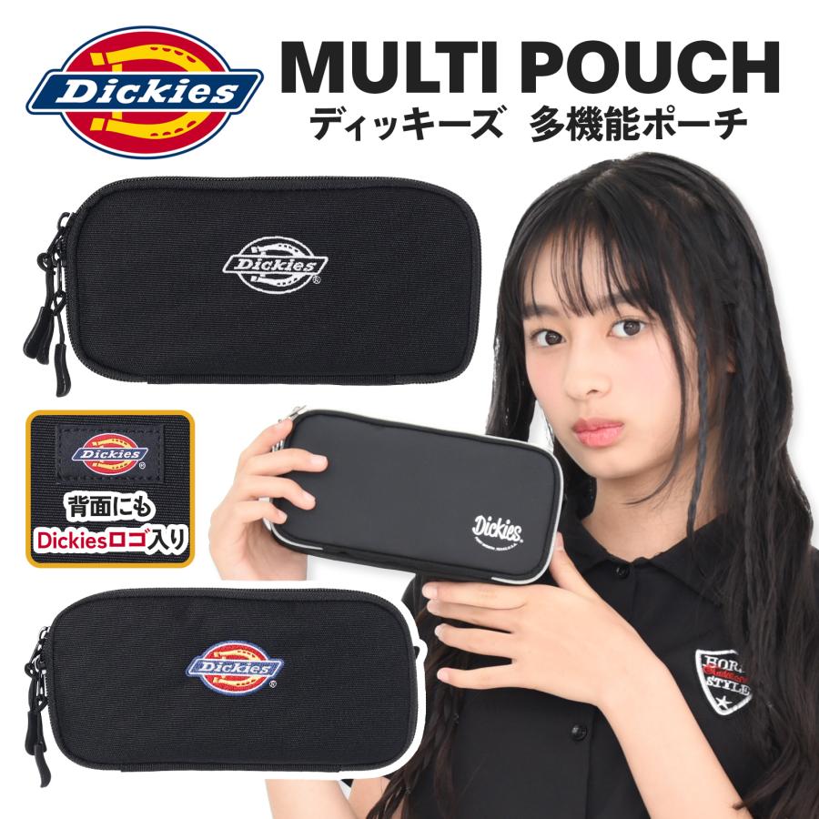Dickies ポーチ 女の子 ミニバッグ 小物入れ 多機能 ショルダー付き