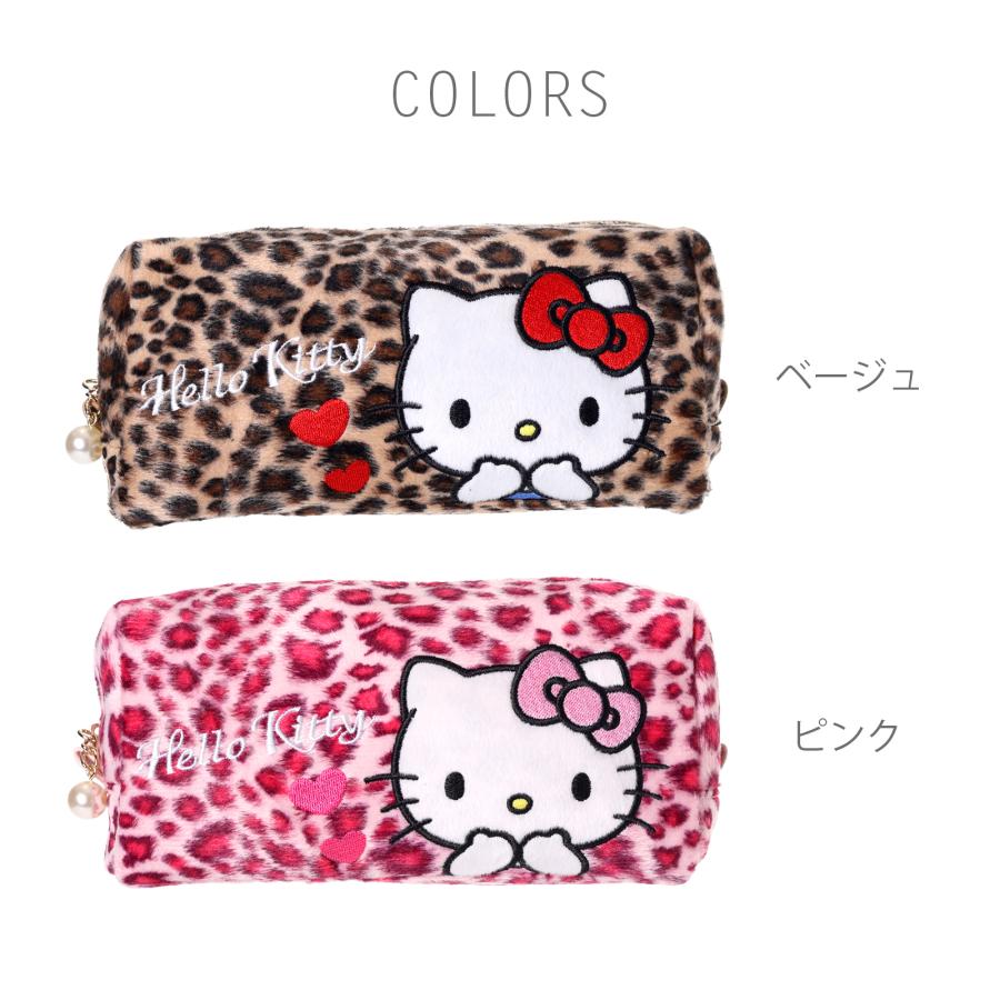サンリオ - 日焼けキティクッション  ヒョウ柄キティポーチ キティ90s Availキティ タグ付き］アベイル avail キティ ヒョウ柄 豹柄 ポーチ 50周年