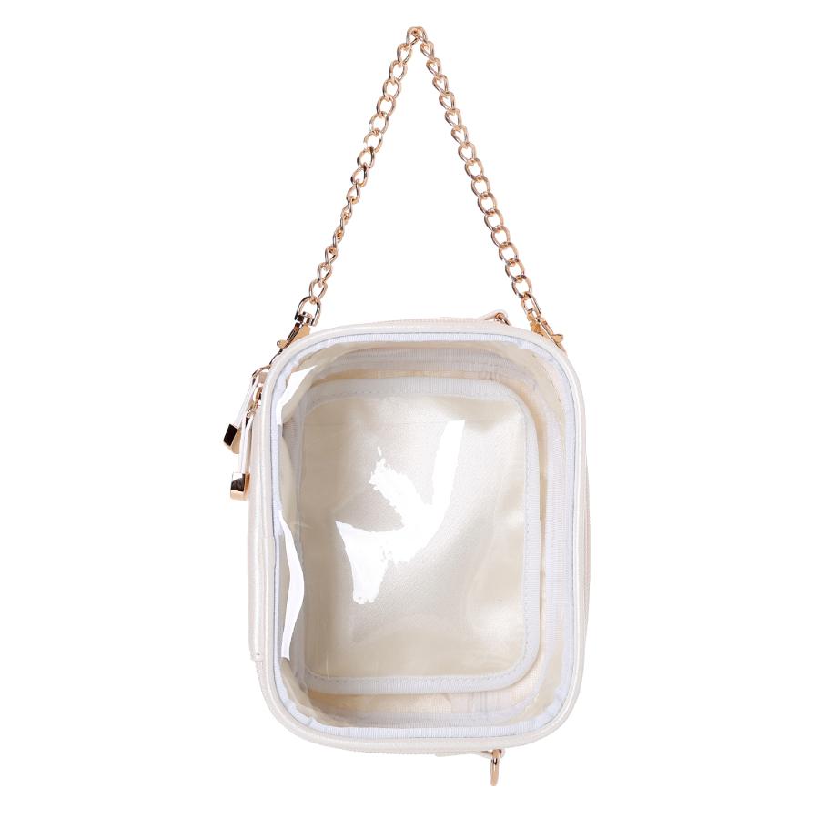 Mineed by Osel ショルダー ぬい ポーチ Wファスナー キルト 推し 推し