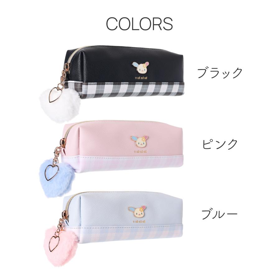 ペンケース 筆箱 ウサハナ サンリオ うさぎ かわいい チェック レトロ