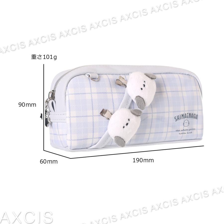 ポーチ シマエナガ 角型 前髪クリップ付き Coboca+ : AXCIS - 通販