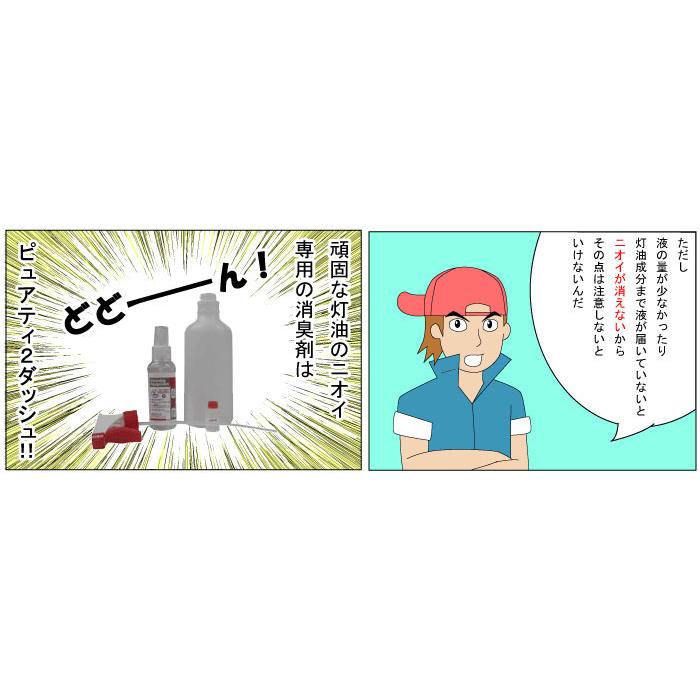 ピュアティ2ダッシュ (お試しセット)＆灯油キャッチングシート (4枚セット) 消臭 脱臭 臭い消し 拭き取りウェス 灯油 頑固 匂い 臭い ニオイ 石油 ストーブ |  | 20