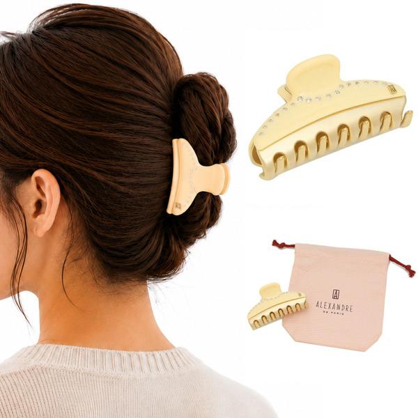 新品 ALEXANDRE DE PARIS ヴァンドームクリップ7.5㎝ ALEXANDRE DE PARIS（アレクサンドル ドゥ パリ） ヘアクリップ ヘア