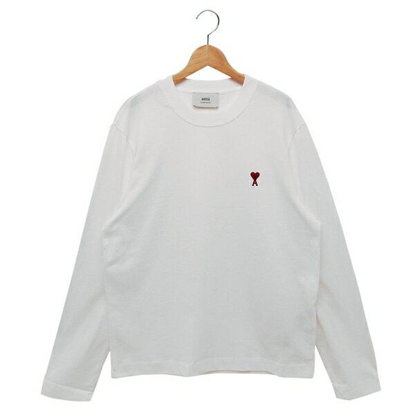 アミパリス　長袖 Tシャツ ホワイト 楽天市場】アミパリス Tシャツ 長袖 AMI PARIS メンズ ロンT