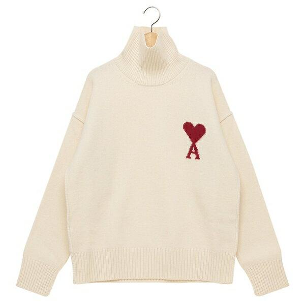 【未使用品】Ami Parisクルーネックニットセーター AMI Alexandre Mattiussi アミパリス ニット セーター タートルネック
