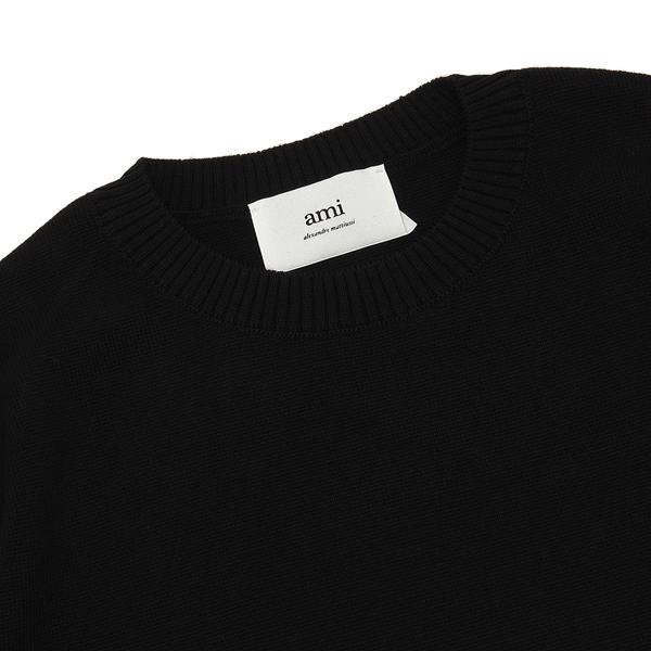 AMI PARIS アミパリス メンズニット ブラック L アミパリス Ami Paris ニット セーター ブラック メンズ AMI