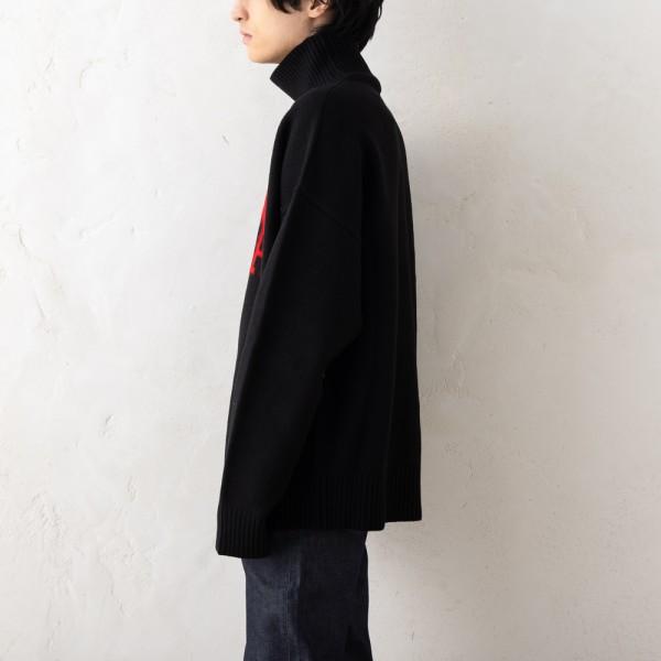 AMI Alexandre Mattiussi アミパリス ニット セーター ブラック メンズ