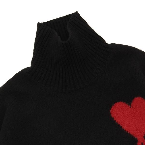 AMI Alexandre Mattiussi アミパリス ニット セーター ブラック メンズ