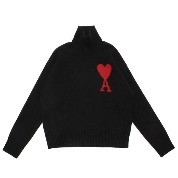 AMI Alexandre Mattiussi アミパリス ニット セーター ブラック メンズ