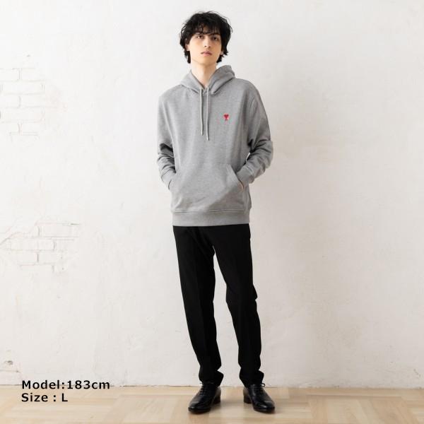 AMI Alexandre Mattiussi アミパリス パーカー フーディー グレー 