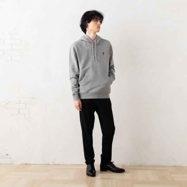 AMI Alexandre Mattiussi アミパリス パーカー フーディー グレー