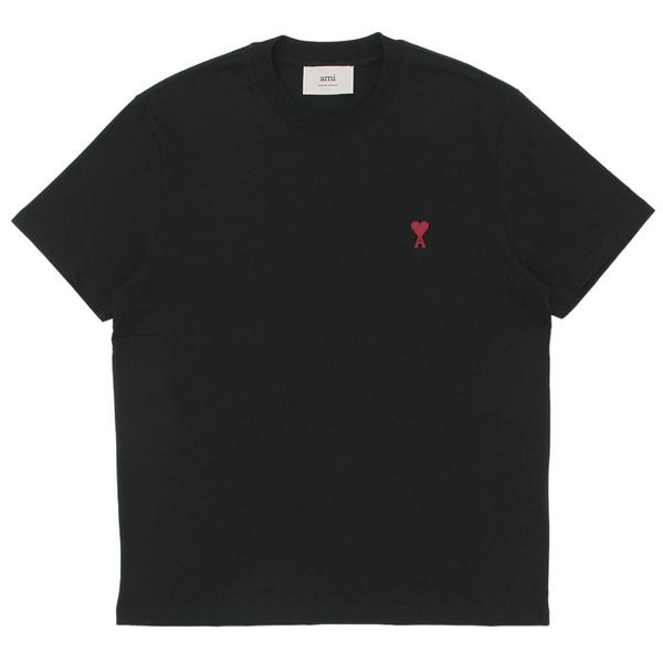 アミパリス Tシャツ カットソー アミ ドゥ クール ブラック メンズ レディース ユニセックス AMI PARIS BFUTS035U724 001の画像