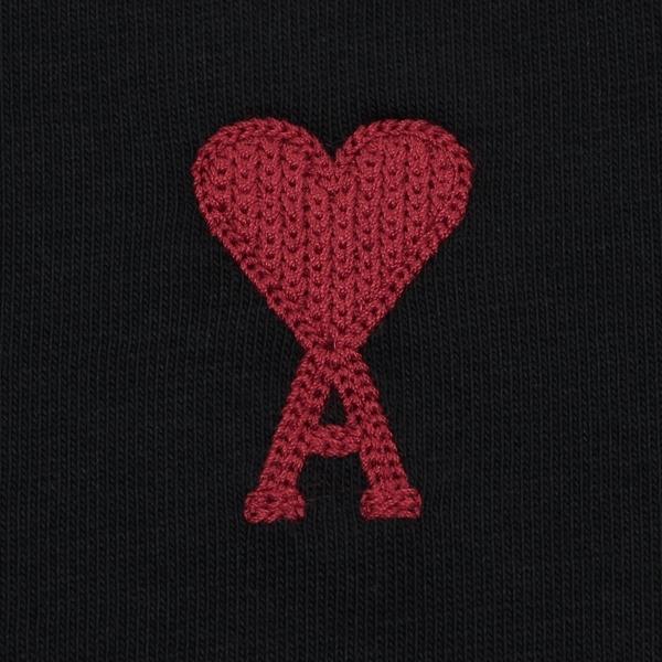 アミパリス Tシャツ カットソー アミ ドゥ クール ブラック メンズ レディース ユニセックス AMI PARIS BFUTS035U724 001の画像