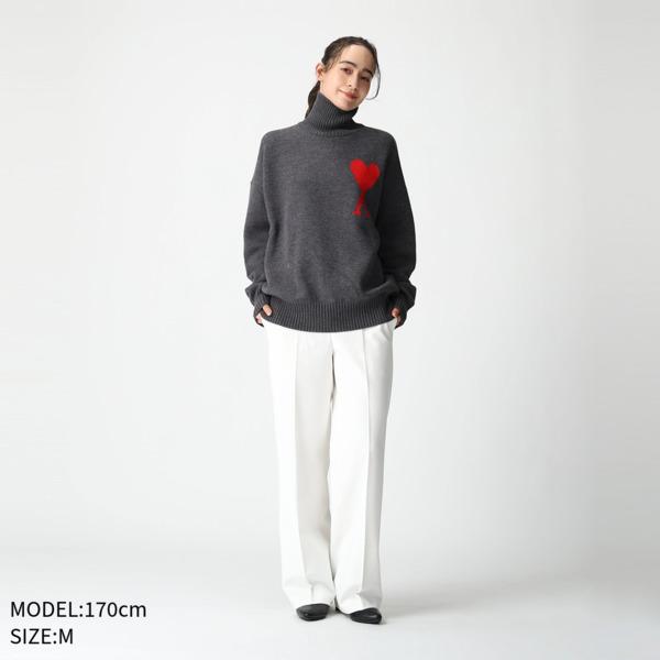 AMI Alexandre Mattiussi アミパリス ニット セーター グレー メンズ