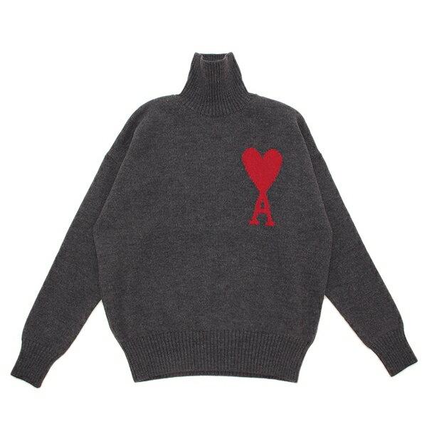 AMI Alexandre Mattiussi アミパリス ニット セーター グレー メンズ