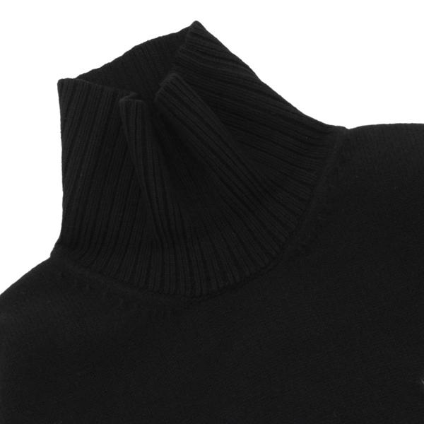 アミパリス ニット セーター タートルネック ブラック メンズ レディース ユニセックス AMI PARIS BFUKS406 H25UKS839 018 009の画像