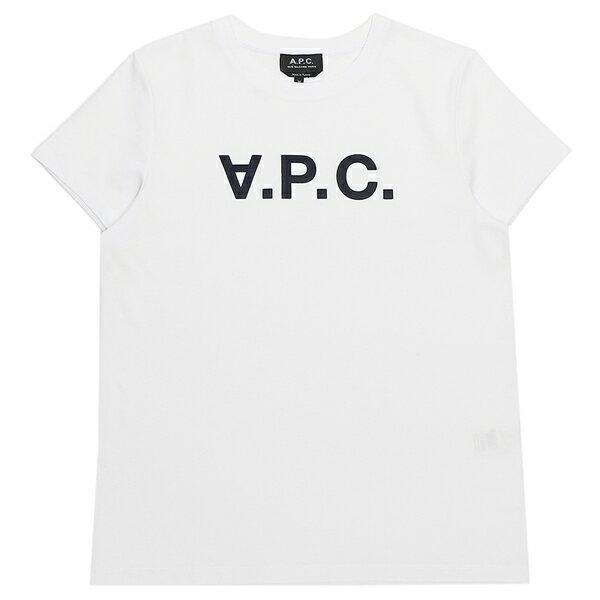 アーペーセー トップス Tシャツ ホワイト レディース APC A.P.C. COBQX F26588 IAK｜axes｜10