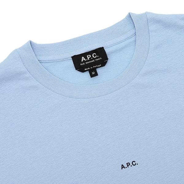 アーペーセー Tシャツ カットソー ブルー メンズ APC H26929 COEIO IAB｜axes｜03