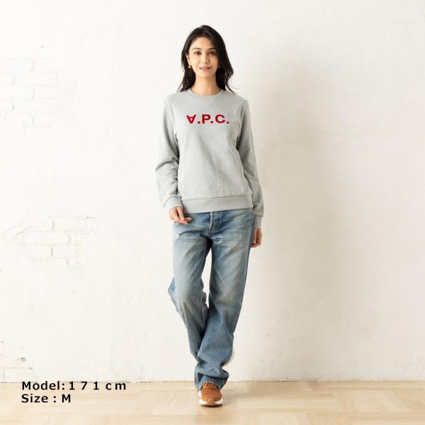 A.P.C. アーペーセー スウェット グレー レッド レディース APC A.P.C. アーペーセー スウェット グレー レッド レディース APC
