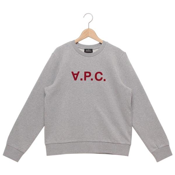 A.P.C. アーペーセー スウェット グレー レッド レディース APC A.P.C. アーペーセー スウェット グレー レッド レディース APC