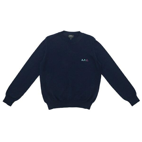 A.P.C. アーペーセー ニット トップス プルオーバー ネイビー A.P.C. アーペーセー ニット トップス プルオーバー ネイビー