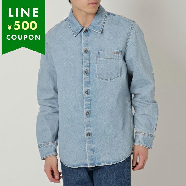 A.P.C. アーペーセー シャツ 長袖シャツ デニムシャツ ブルー メンズ 