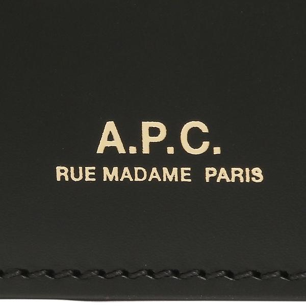 アーペーセー カードケース ブラック レディース APC A.P.C. PXAWV F63276 LZZ｜axes｜07