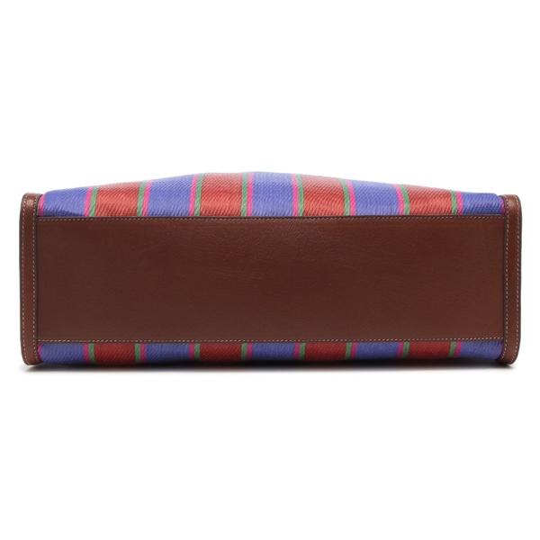 アニヤハインドマーチ トートバッグ アイズ ストライプトート レッド ブルー メンズ レディースANYA HINDMARCH 5050925200837 A4対応の画像