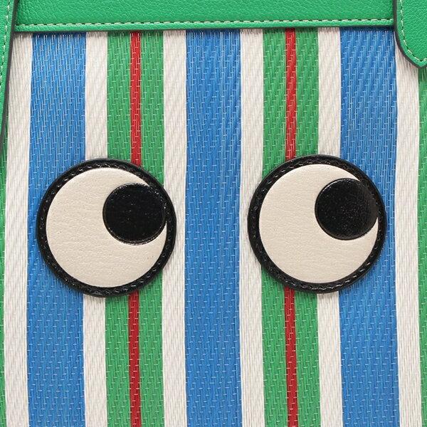 アニヤハインドマーチ トートバッグ アイズ ストライプトート ANYA HINDMARCH EYES STRIPE E/W TOTE 5050925200820 5050925200837 A4対応の画像