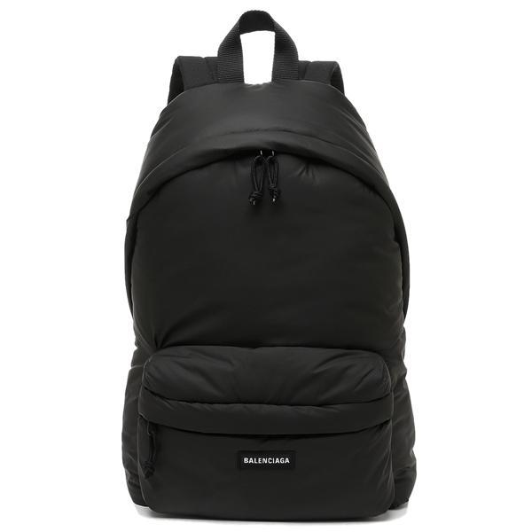 バレンシアガ リュック バックパック PUFFY COATED ブラック メンズ BALENCIAGA 503221 2AAMC 1000 A4対応の画像