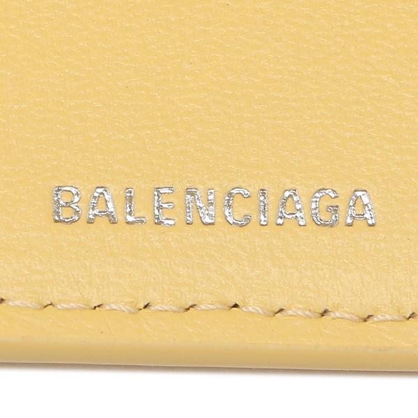 【P10% ~5/16 9時】バレンシアガ 三つ折り財布 イエロー レディース BALENCIAGA 593813 1IZI3 7660｜axes｜08