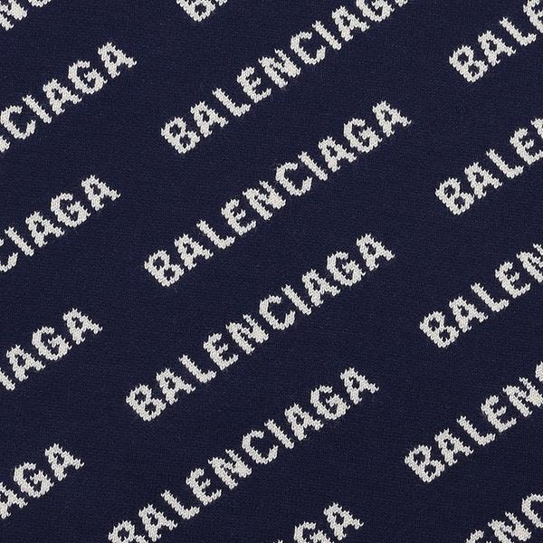 BALENCIAGA バレンシアガ ニット セーター ネイビー ホワイト BALENCIAGA バレンシアガ ニット セーター ネイビー ホワイト