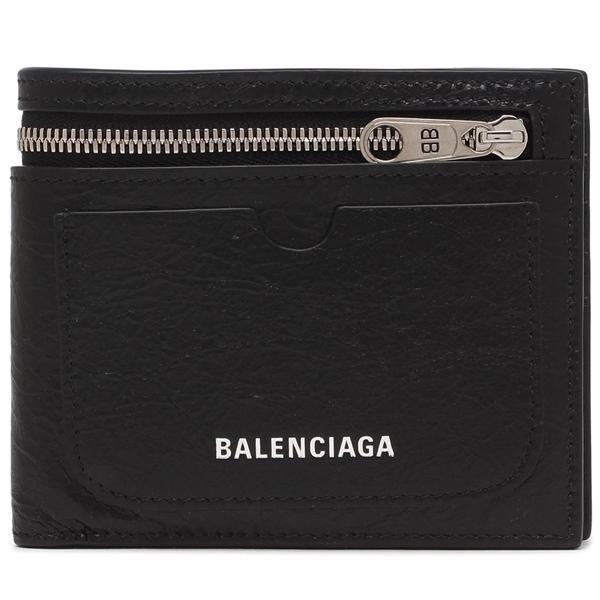 BALENCIAGA（バレンシアガ） 二つ折り財布 ブラック メンズ BALENCIAGA