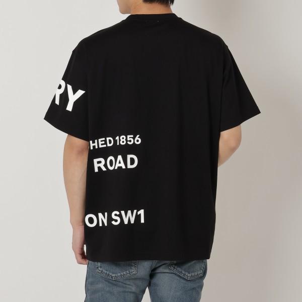 BURBERRY バーバリー Tシャツ 半袖カットソー ブラック メンズ BURBERRY バーバリー Tシャツ 半袖カットソー ブラック メンズ