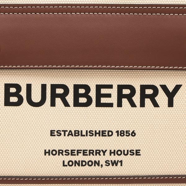 バーバリー トートバッグ スモール フレヤトート ベージュ ブラウン レディース BURBERRY 8044138 A1395 A4対応の画像