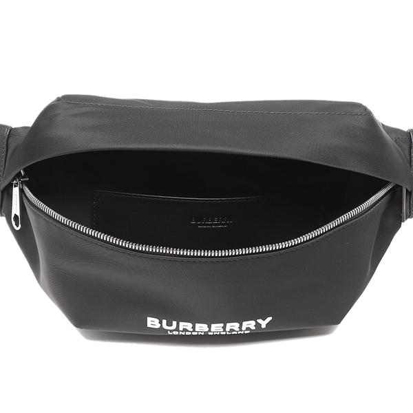 バーバリー ボディバッグ ウエストバッグ ソニー バムバッグ ブラック メンズ BURBERRY 8049095 A1189の画像