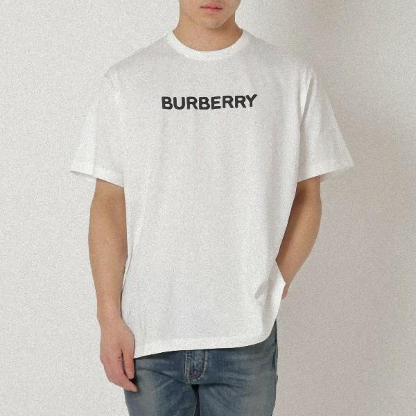 BURBERRY（バーバリー） Tシャツ Mサイズ ロゴT ホワイト メンズ