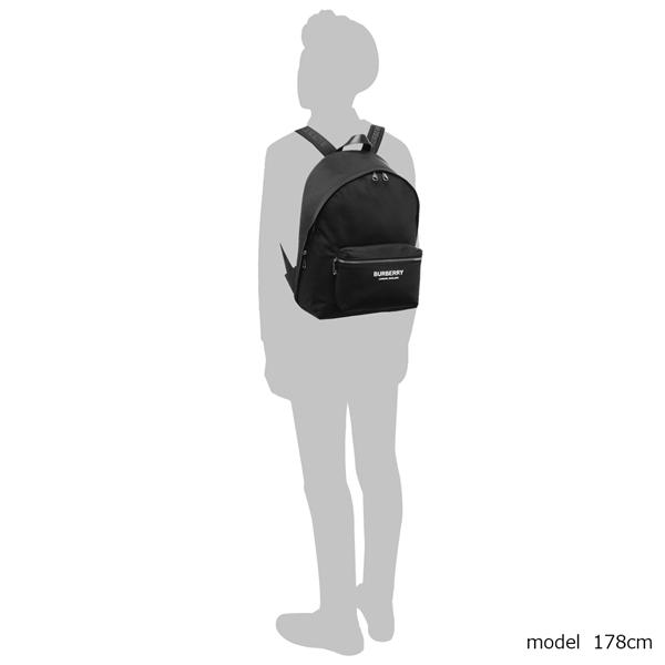 バーバリー リュック バックパック ジェット ブラック メンズ BURBERRY 8063495 A1189 A4対応の画像