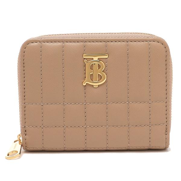 BURBERRY バーバリー 二つ折り財布 ローラ ベージュ レディース 