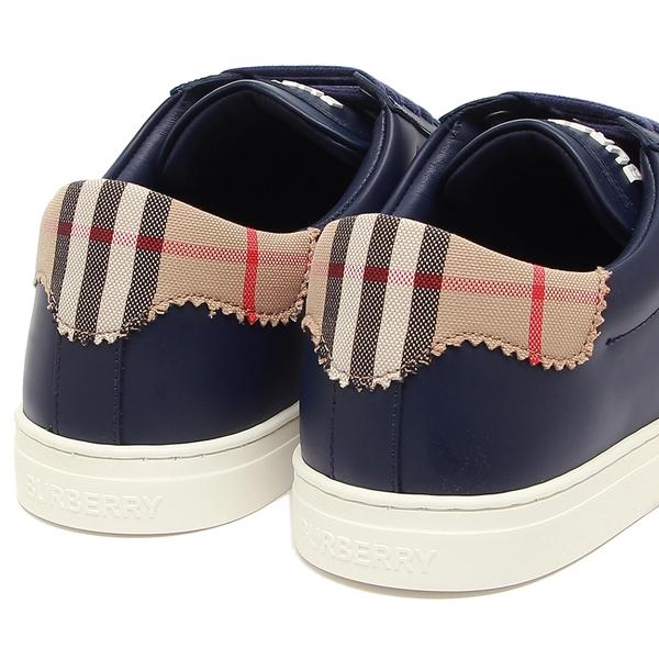 バーバリー スニーカー ロビン ネイビー ベージュ メンズ BURBERRY 8069091 B5480｜axes｜06