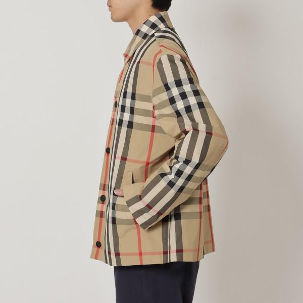 【BURBERRY】 ショートジャケット BURBERRY バーバリー ジャケット コーチジャケット ベージュ