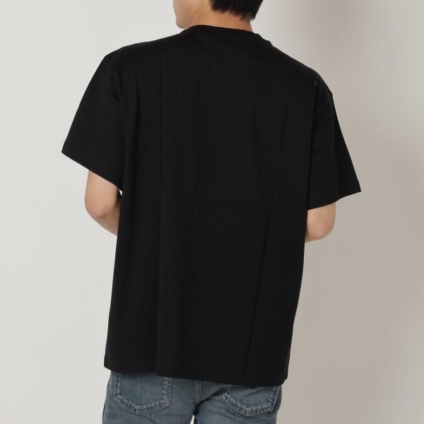バーバリー　Ｔシャツ　ストライプ バーバリー アイコンストライプ トリム コットン Tシャツ