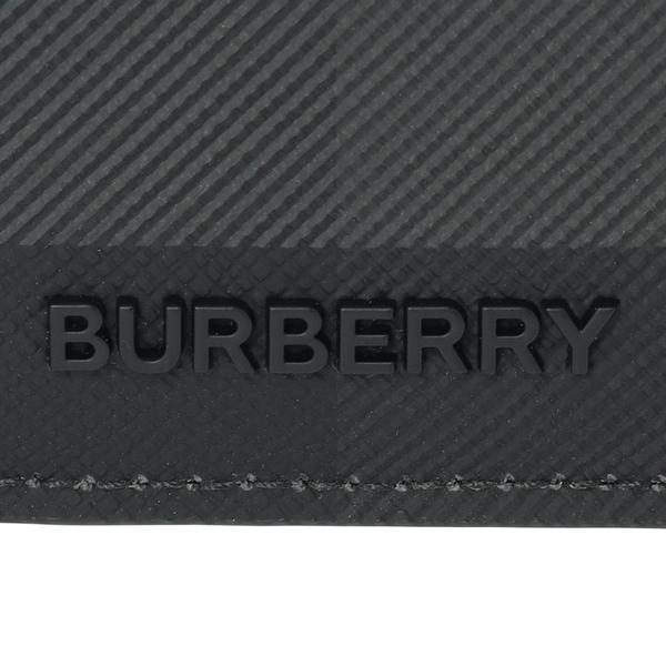 バーバリー カードケース チェック フォールディングカードケース グレー メンズ BURBERRY 8073276 A8800の画像